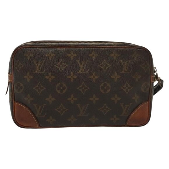 LOUIS VUITTON Monogram Marly Dragonne GM Clutch Bag M51825 LV Auth ti3330 - Picture 3 of 16